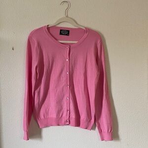Pink Women's Cardigan Sweater